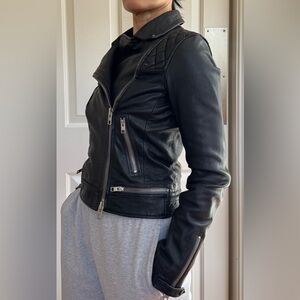 All-Saints Conroy Leather Biker (US4)